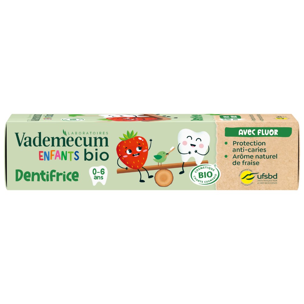 Bio Strawberry 0-6 avec fluor